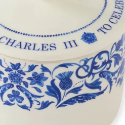 Spode Kings Coronation Commemorative Limited Edition Covered Sugar Bowl