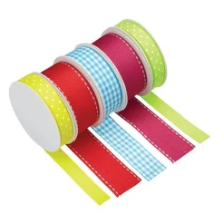 Sweetly Does It Bright Ribbons - Pack of 5