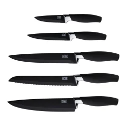 Taylor's Eye Witness Brooklyn 5 Piece Knife Block - Chrome