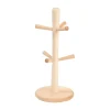 T&G Woodware Beech 6 Peg Mug Tree - Natural