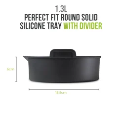 Tower Air Fryer Round Solid Tray with Divider