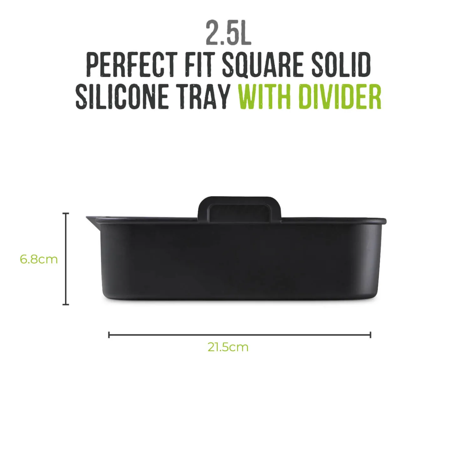 Tower Air Fryer Square Solid Tray with Divider