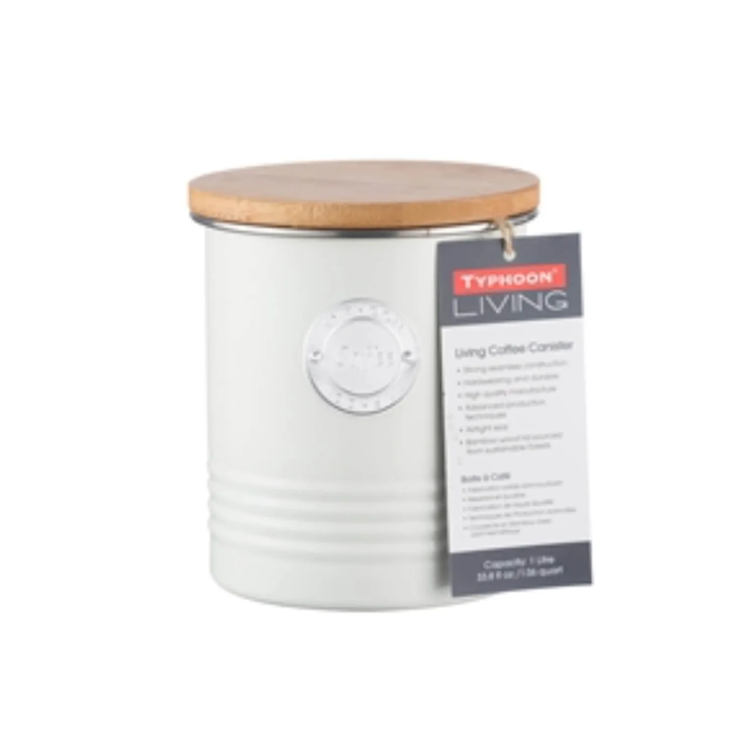 Typhoon Living Coffee Canister - Cream