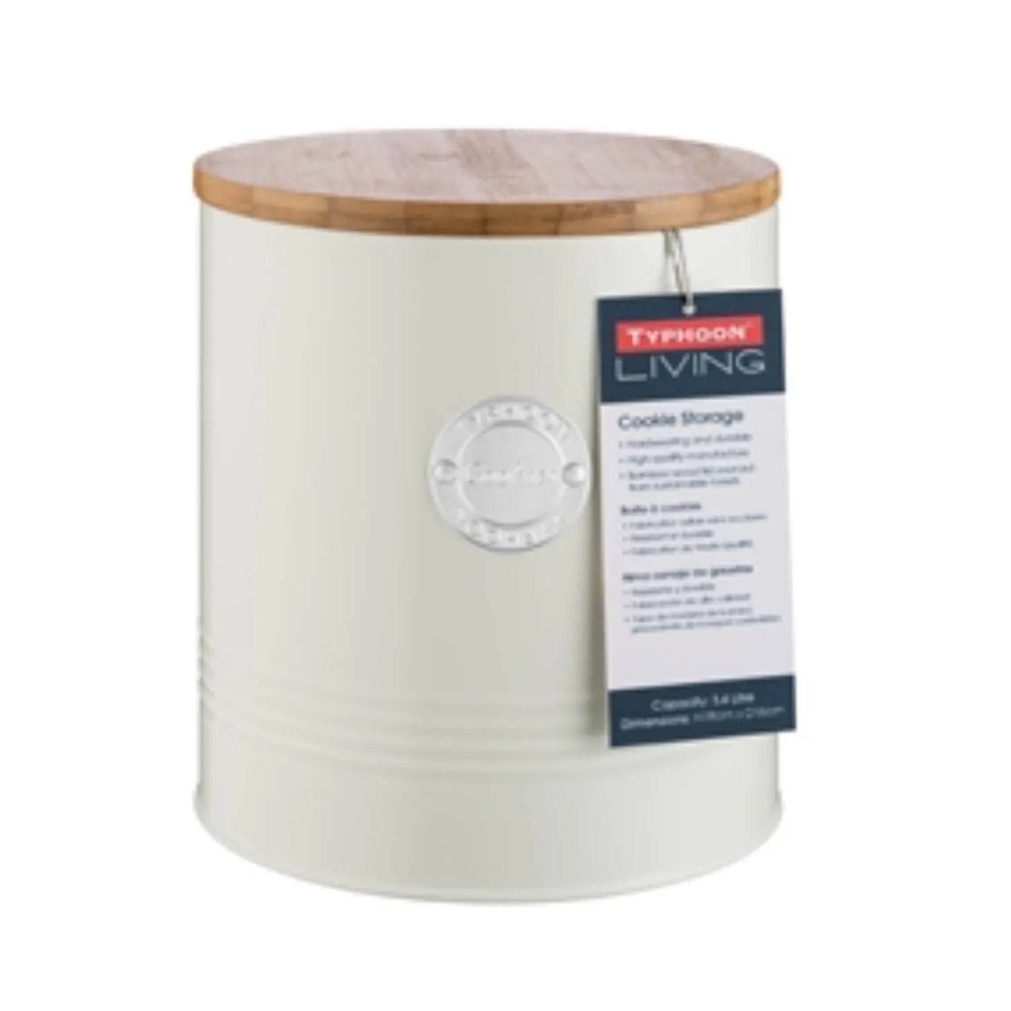 Typhoon Living Cookie Tin - Cream