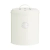 Typhoon Living 2.5 Litre Compost Caddy - Cream