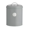 Typhoon Living 2.5 Litre Compost Caddy - Grey
