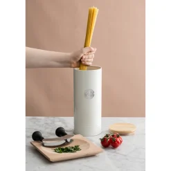 Typhoon Living Pasta Storage Tin - Cream