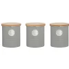 Typhoon Living 3 Piece Canister Set - Grey