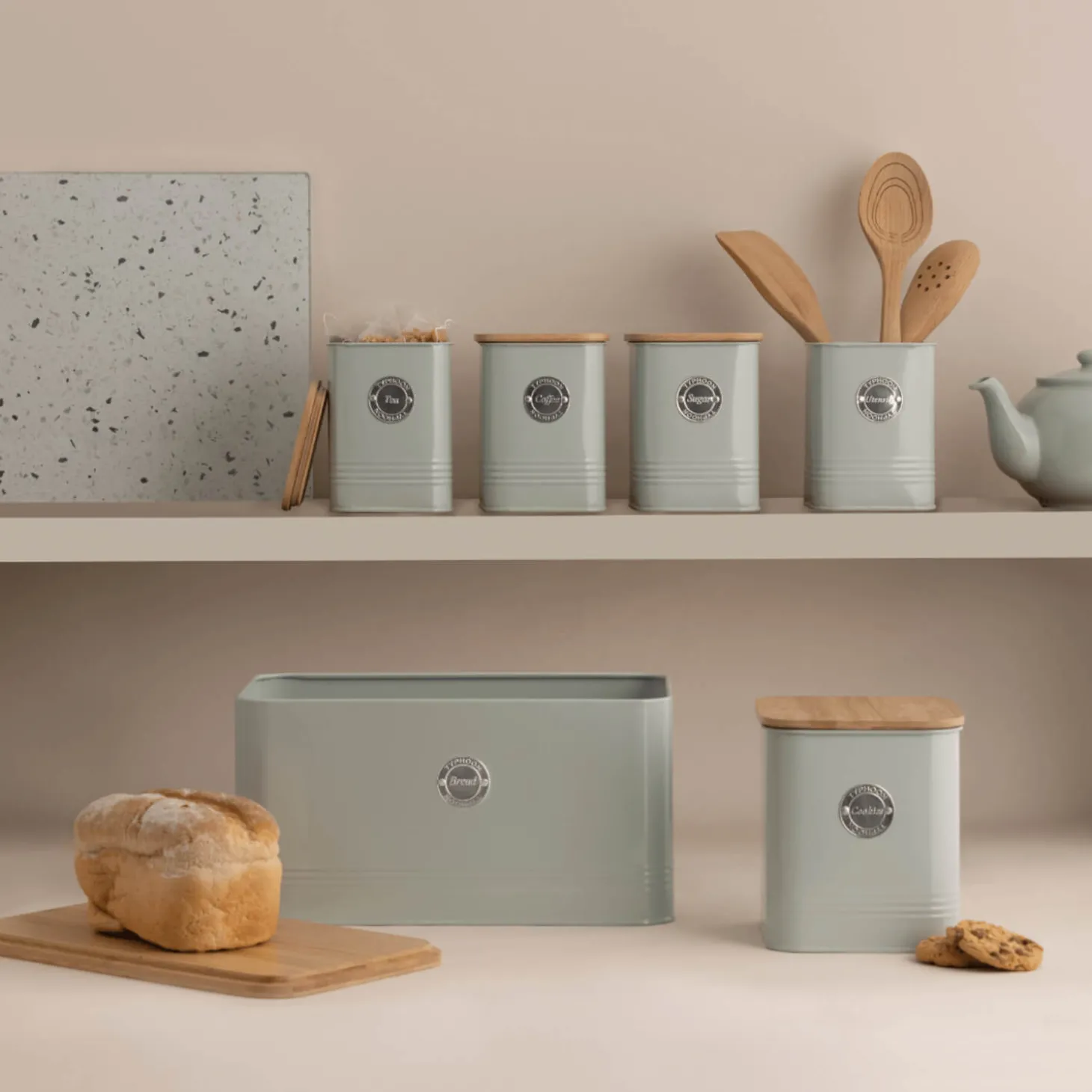 Typhoon Living Squircle Sugar Canister - Mint