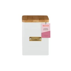 Typhoon Square Coffee Canister - Otto White