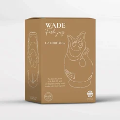 Wade Fish Earthenware 1.2 Litre Gluggle Jug - Agave