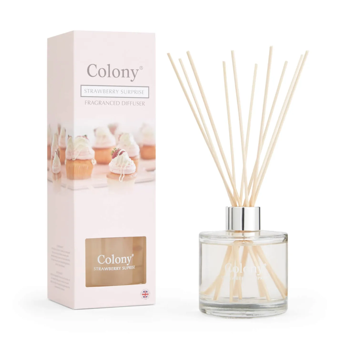 Wax Lyrical Colony 200ml Reed Diffuser - Strawberry Surprise