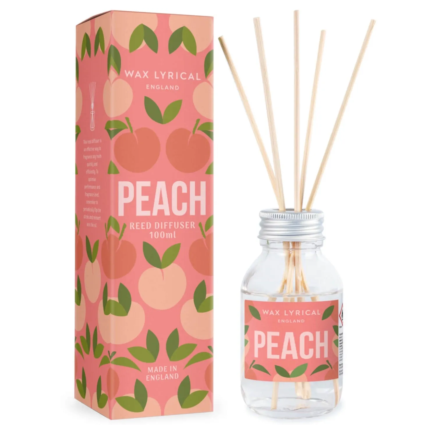 Wax Lyrical 100ml Reed Diffuser - Peach