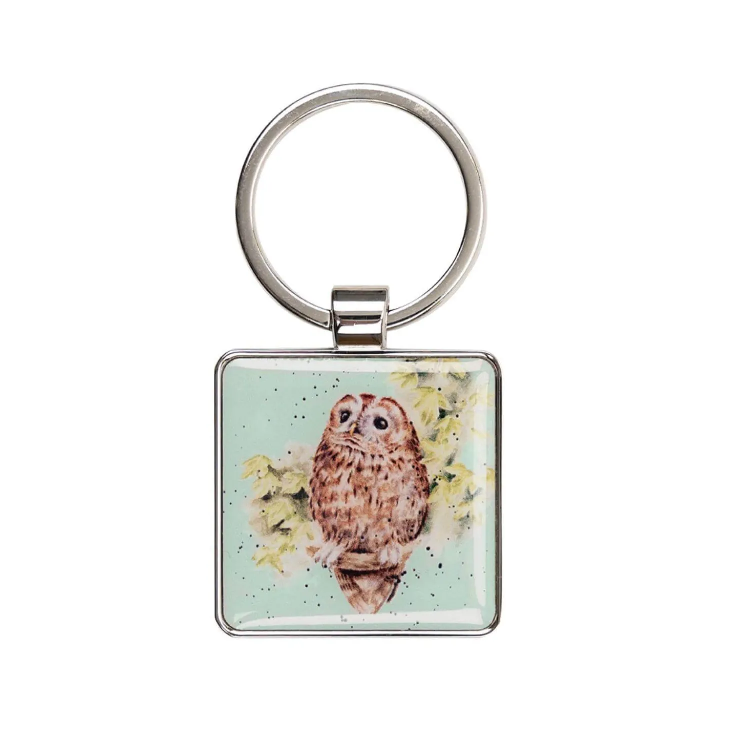 Wrendale Designs by Hannah Dale Key Ring - Treetops - Owl