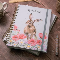 Wrendale Designs by Hannah Dale A4 Notebook - Field of Flowers