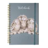 Wrendale Designs by Hannah Dale A4 Notebook - Owlets