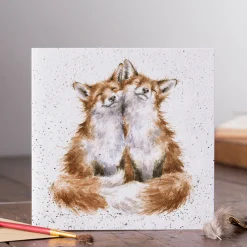 Wrendale Designs By Hannah Dale Card - Contentment - Fox