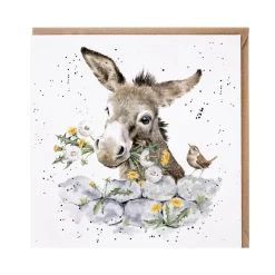 Wrendale Designs by Hannah Dale Card - Fine & Dandy - Donkey