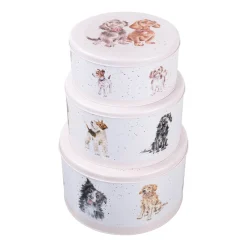 Wrendale Designs by Hannah Dale 3 Piece Cake Tin Nest - Dogs