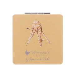 Wrendale Designs by Hannah Dale Compact Mirror - Flowers Giraffe