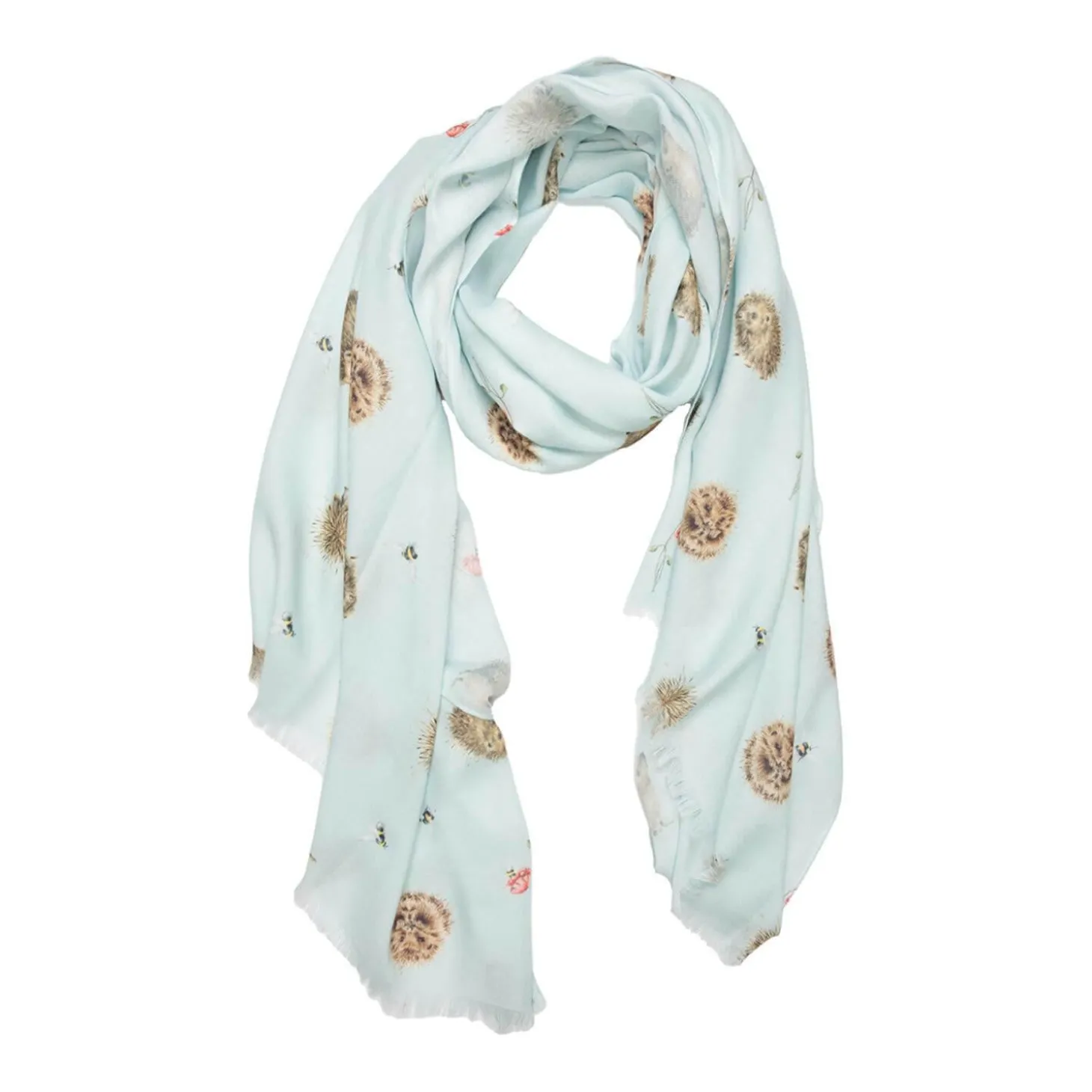 Wrendale Designs Everyday Scarf - Awakening - Hedgehog