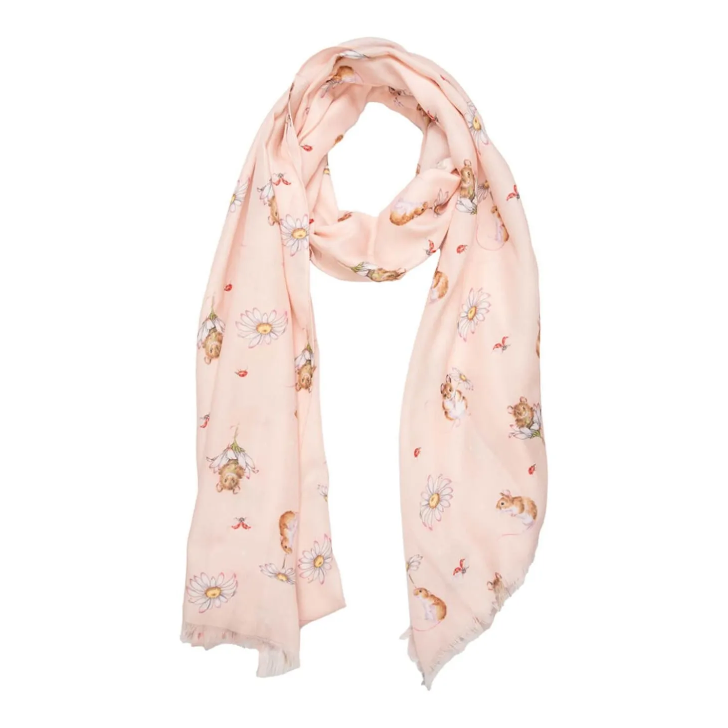 Wrendale Designs Everyday Scarf - Oops A Daisy - Mouse