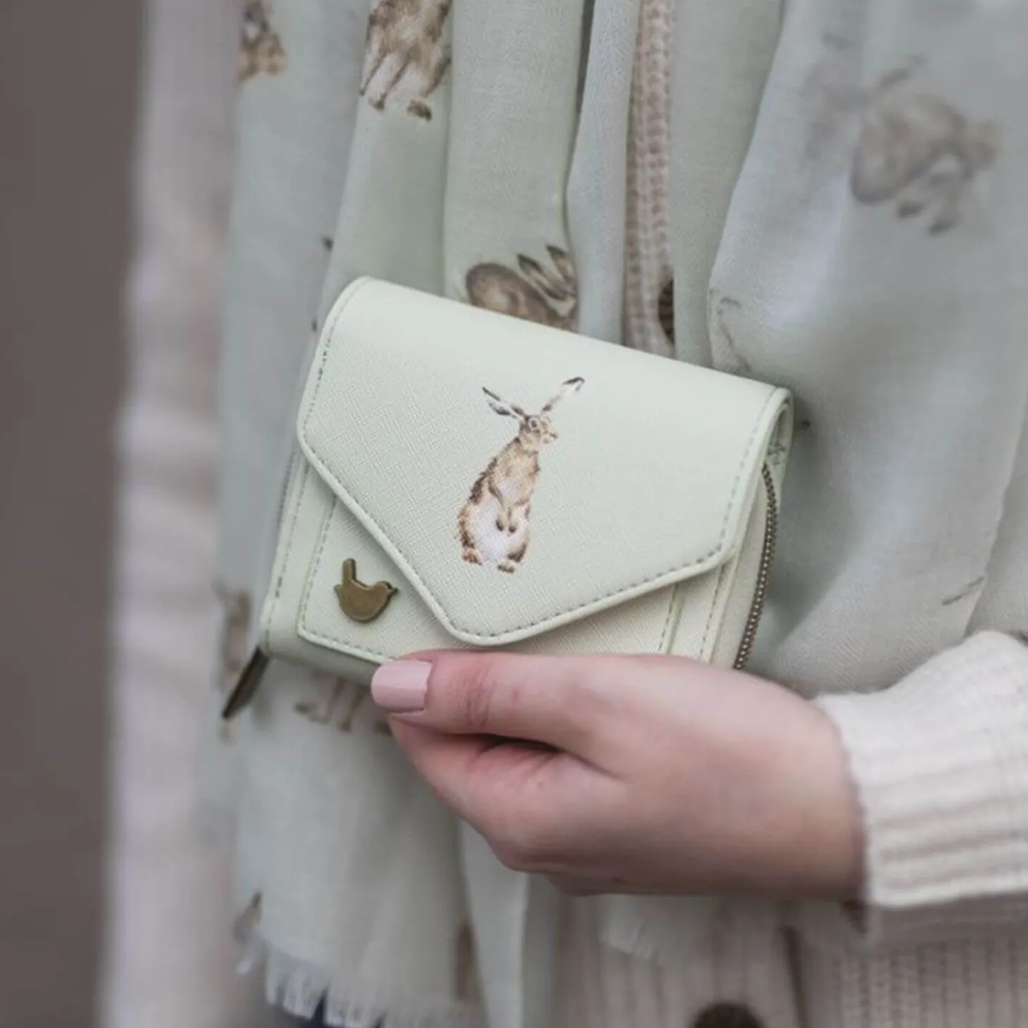 Wrendale Designs Small Purse - Hare Brained