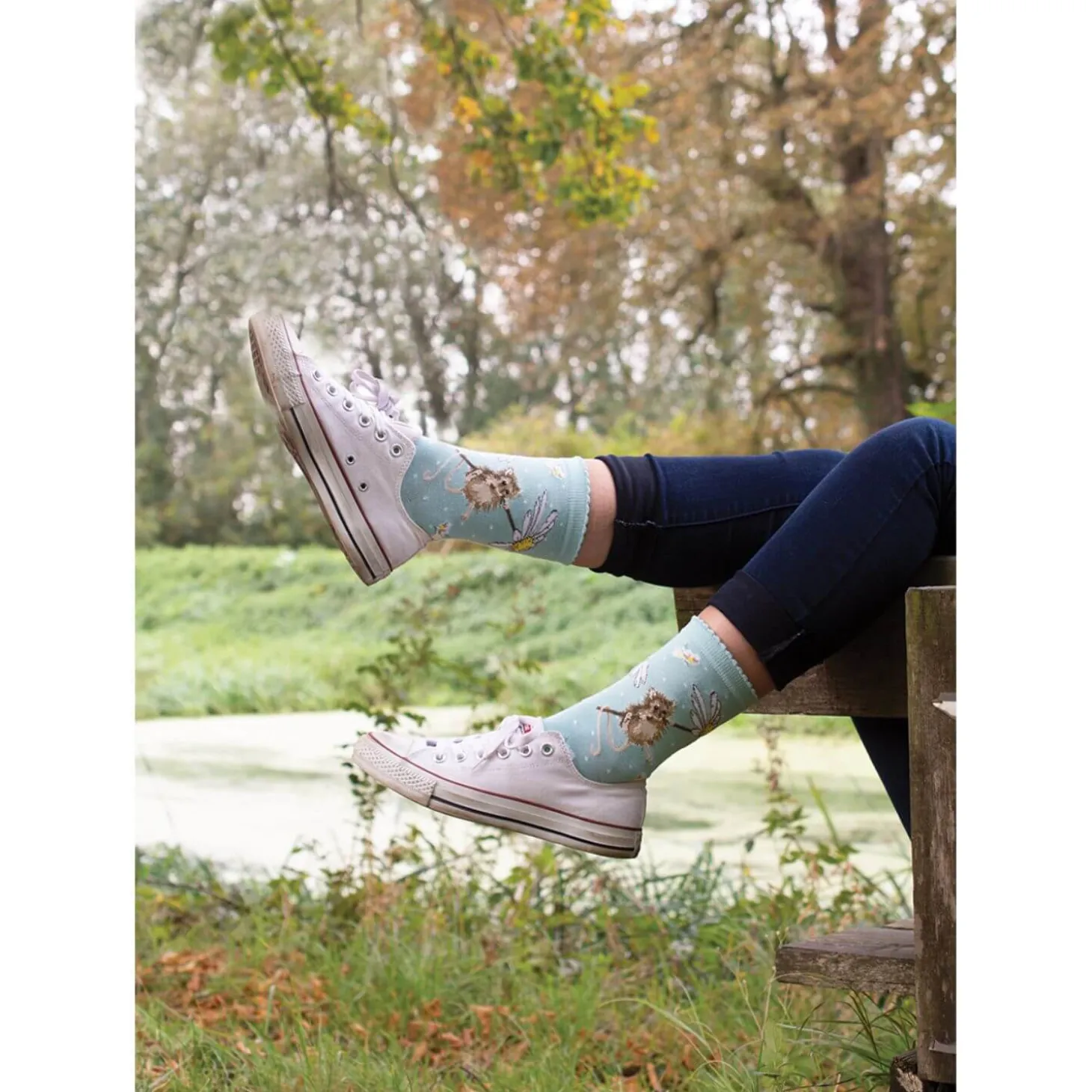 Wrendale Designs Socks - Oops A Daisy