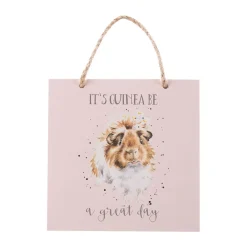 Wrendale Designs Wooden Plaque - It's Guinea Be A Great Day