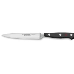 Wusthof Classic 12cm Utility Knife - Black