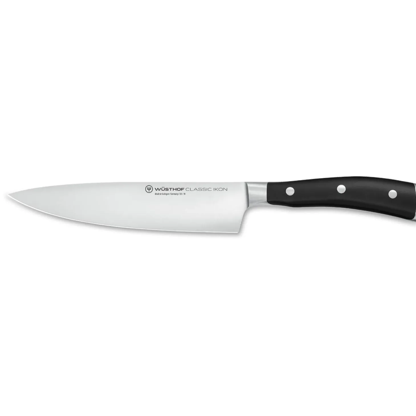 Wusthof Classic Ikon 18cm Chefs Knife - Black