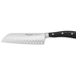 Wusthof Classic Ikon 17cm Santoku Knife - Black