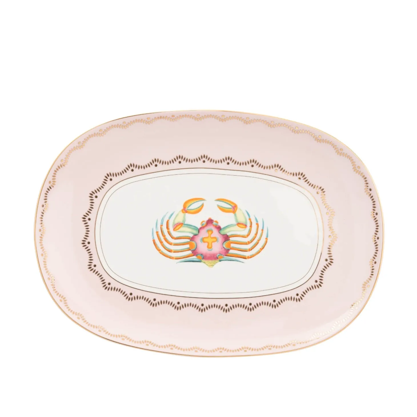 Yvonne Ellen 34cm Fine China Platter - Crab