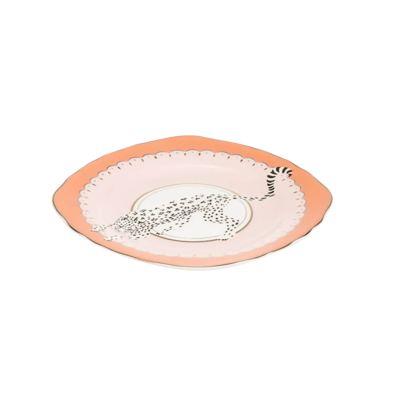 Yvonne Ellen Fine China Tea Plate - Leopard