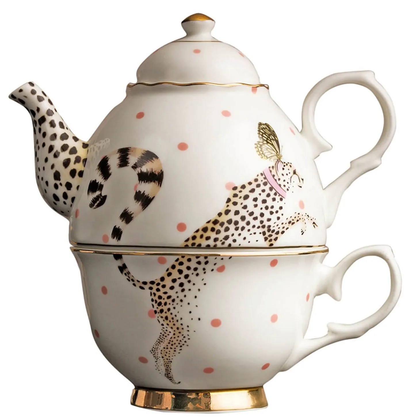 Yvonne Ellen Tea For One - Cheeky Cheetah