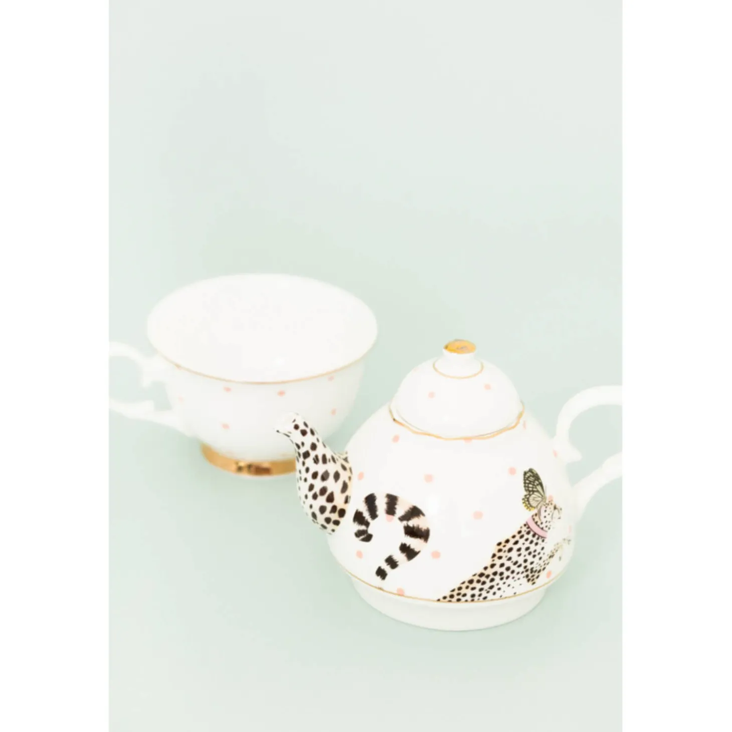 Yvonne Ellen Tea For One - Cheeky Cheetah