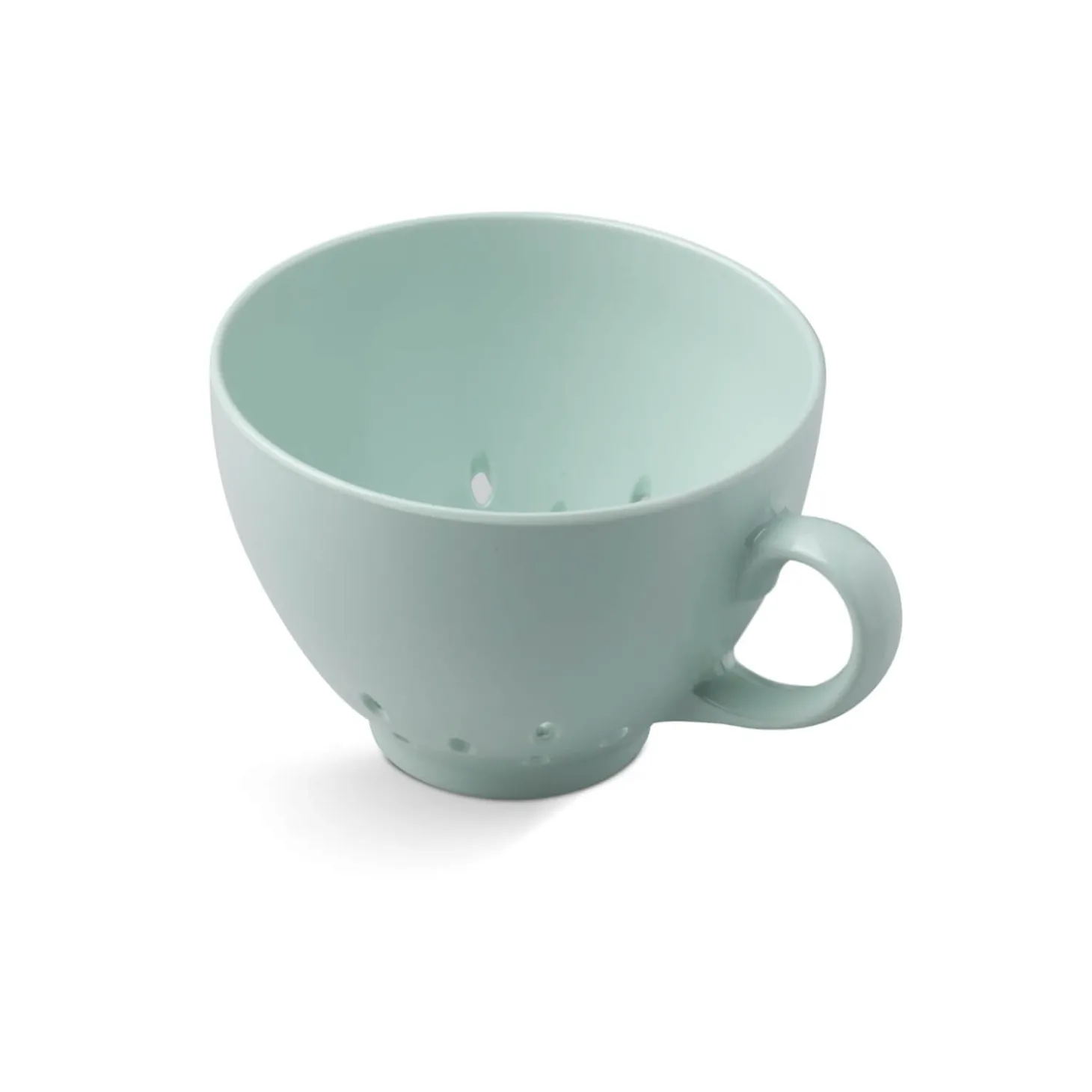 Zeal Berry 10cm Melamine Colander with Handle - Sage Green
