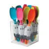Zeal 20cm Silicone Spatula Spoon - Assorted Neon Colours