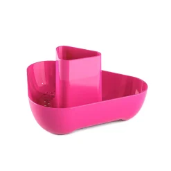 Zeal Corner Melamine Sink Tidy - Hot Pink