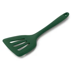 Zeal Silicone Flexible 30cm Slotted Turner - Forest Green