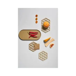 Zone Denmark Triangles Silicone Trivet - Warm Sand